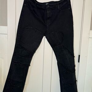 Black Skinny Jeans with Sleek Waistband